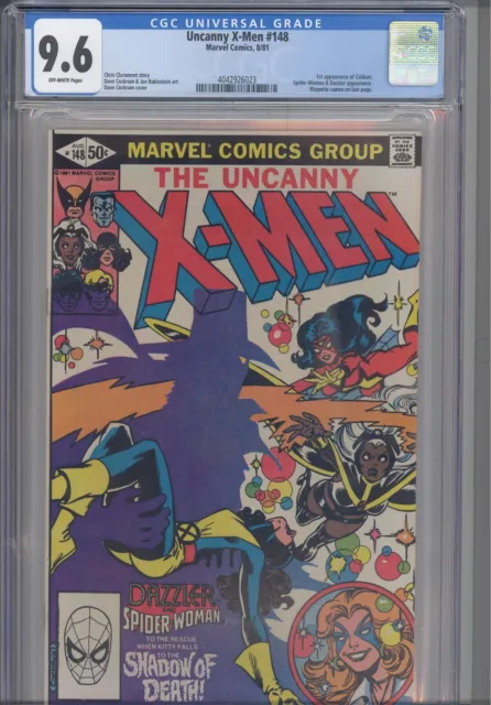 Uncanny X-Men #148 CGC 9.6 ow 1981 Marvel Comics 1st App Caliban, Dazzler App