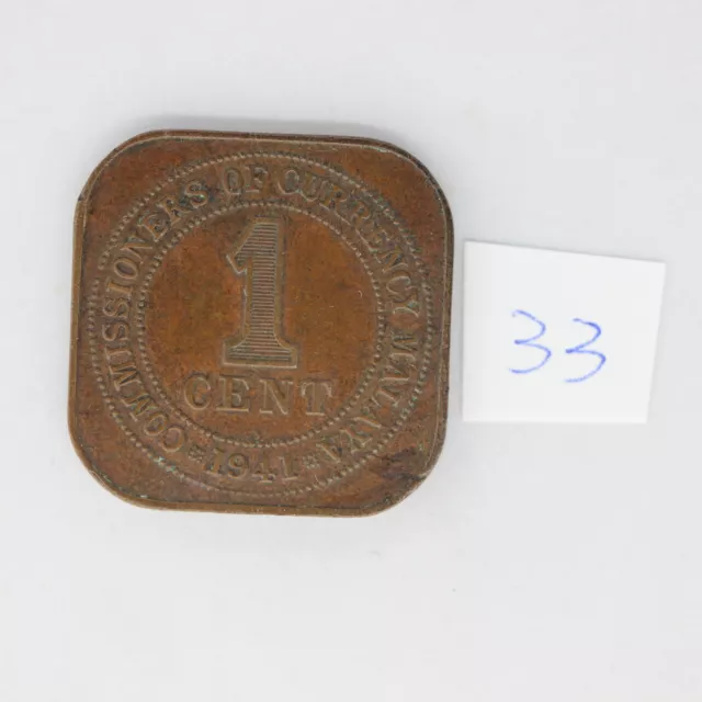 Malaya 1941 cent  (3401754/O33)