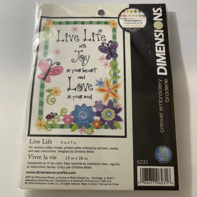 Kit De Broderie Dimensions #1200 - Arbre De Vie Par Ellen Silver - 14x20 Pouces