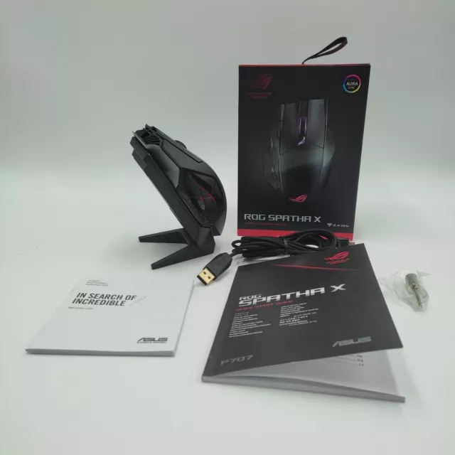 ASUS ROG Spatha X RGB Gaming Maus 12 programmierbare Tasten