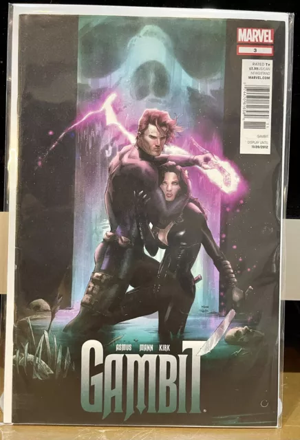 Gambit #3 NEWSSTAND - Rare HTF (Marvel Comics, Vol 5) VF/NM