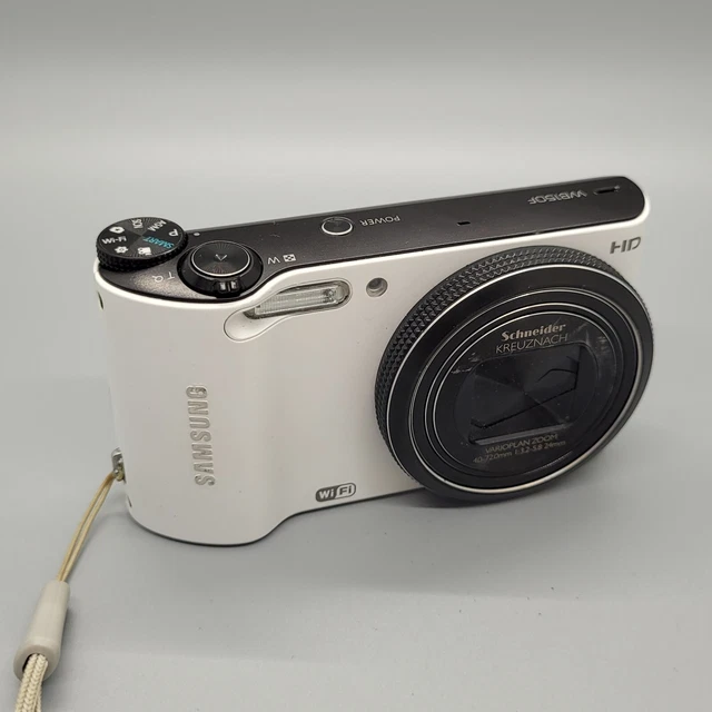 Samsung WB150F 14.2MP Compact Digital Camera White Tested