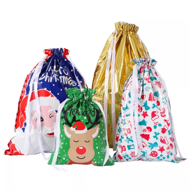 Cadeau Cordon Sac Rangement Sacs Cadeaux Taille Moyenne Bonbons Noël