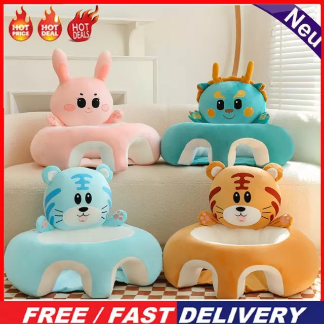 Cartoon Baby Sofa Cover Antiskid No Filler Baby Sitting Chair Cover for Toddlers