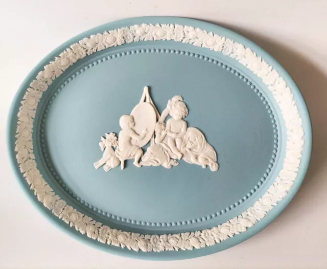 Wedgwood Jasperware Türkis Platte Kleinkind Academy