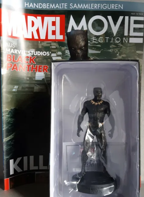 MARVEL MOVIE COLLECTION #72 Black Panther Killmonger Figurine Eaglemoss deutsch