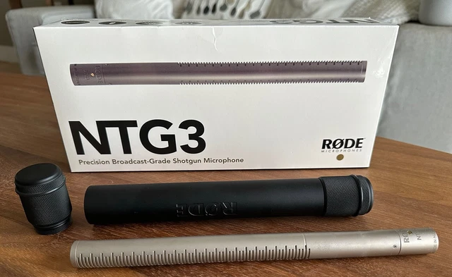 RODE NTG3 Shotgun Microphone with Original Box-Papers. Excellent Condition
