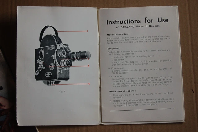 Lot de trois camera une paillard bolex une camex une Kodak m18 - Photo, audio & vidéo