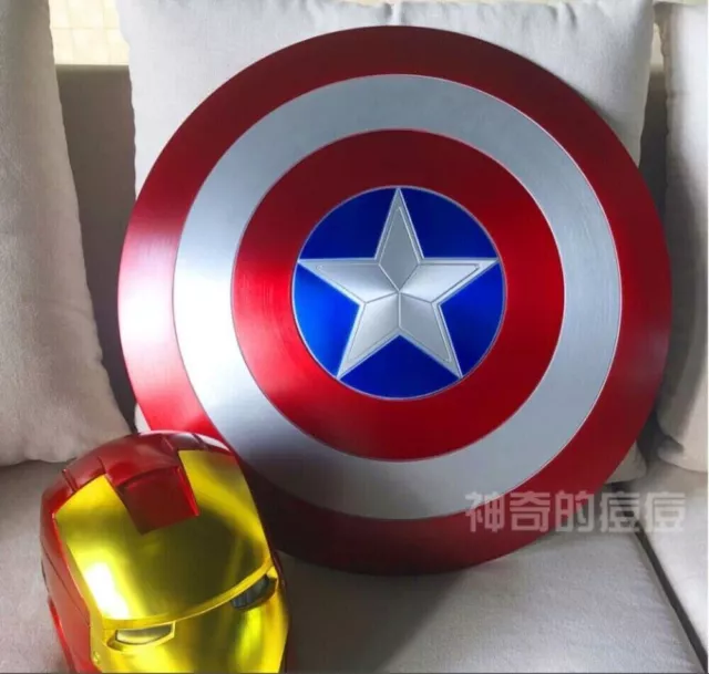 CATTOYS 1:1 Captain America Perfect Metal ABS Shield Film And Television Props 2