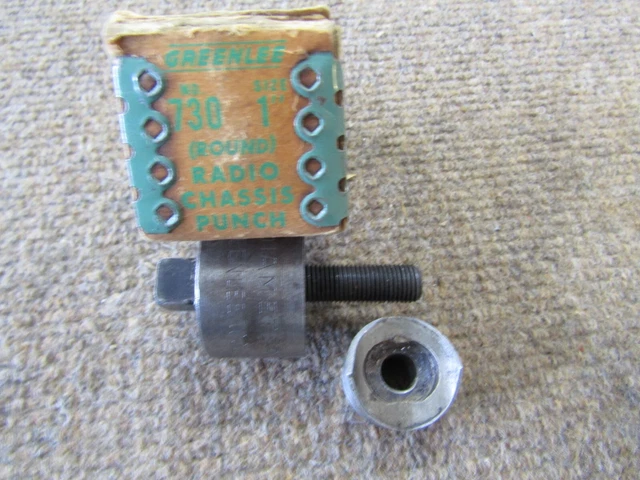Greenlee Chassis Punch 730 Round  1" Very Nice