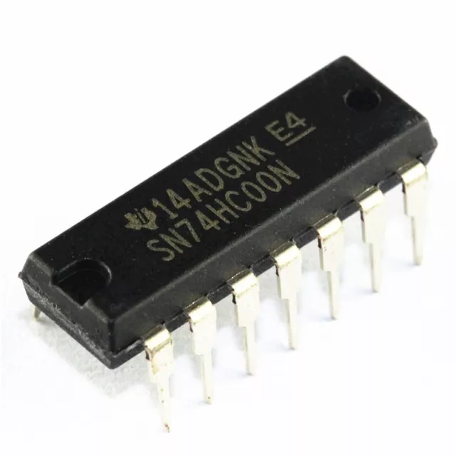 20pcs SN74HC00N 74HC00N IC QUAD 2-INPUT NAND GATE 14-DIP