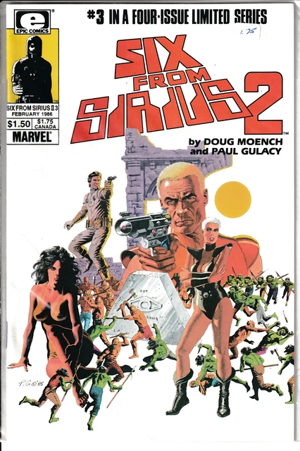 1986 Six from Sirius 2 #3 "Epic Comics" Comic Book
