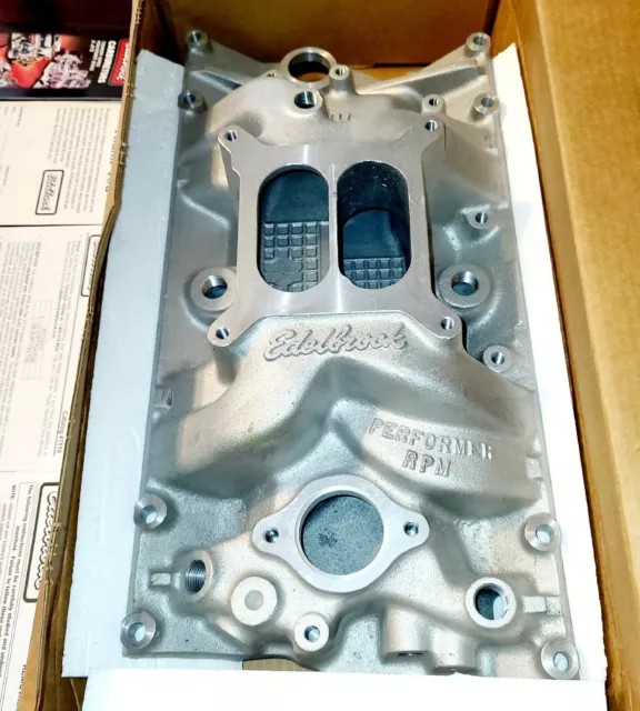 Edelbrock 7116 Performer RPM Vortec SBC Intake Manifold, Non-EGR, Made in USA. Edelbrock 7116 Performer RPM Vortec SBC Intake Manifold, Non-EGR, Made in USA.