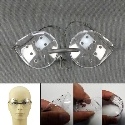 1 pieza de plástico ventilado protector ocular transparente para 9 orificios después de la cirugía ocular[