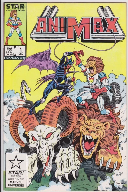 AniMax Issue #1 Comic Book. Walter Simonson. Steve Purcell. Star / Marvel 1986