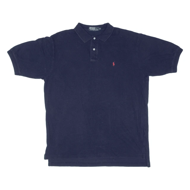 POLO RALPH LAUREN polo blu manica corta uomo XL