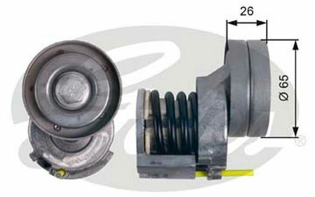 GATES Galet tendeur pour VOLKSWAGEN GOLF T39023 - Pièces Auto Mister Auto