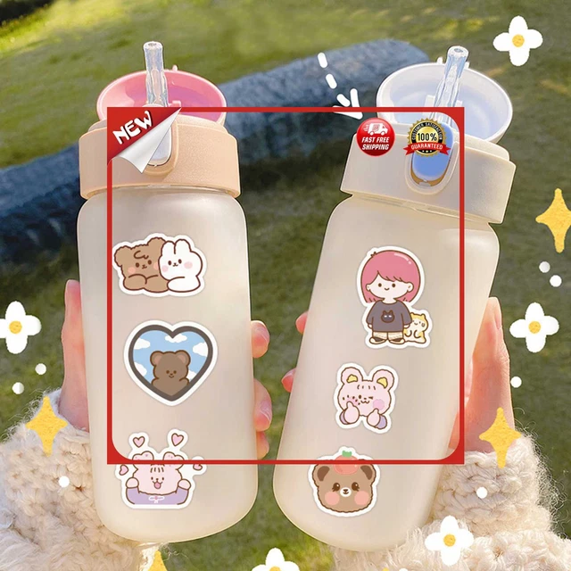 es Cute Little Bear Stickers Album Decorative Decal Kawaii Travel Suitcase Decor