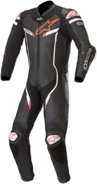 Alpinestars GP Pro V2 Black White 1PC CE Leather Motorcycle Race Suit New