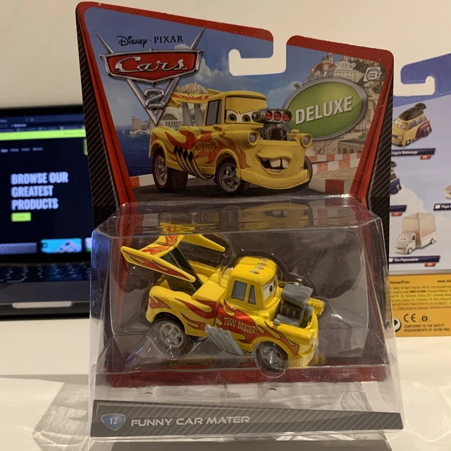 DISNEY PIXAR CARS Funny Car Mater Cars 2 Special Deluxe Cars Official ...