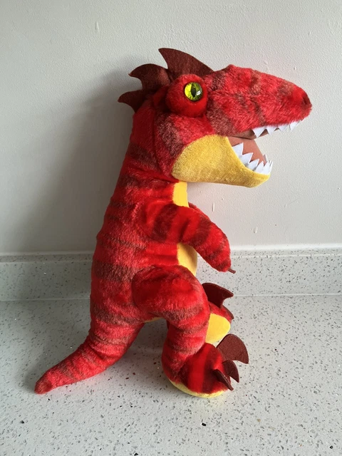 BUILD A BEAR Red T-Rex Dinosaur Soft Toy Plush Velociraptor Raptor £4. ...