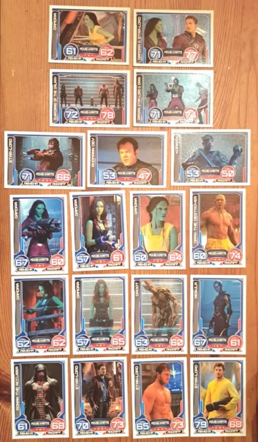3 Movie Karten von Hero Attax 2014 Guardians of the Galaxy zum aussuchen. MINT