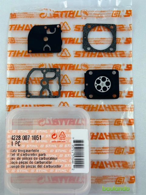 Kit Membrana Di Riparazione Pfaff24 Per Carburatore Walbro - Adatto A Decespugliatori Stihl FS96, FS160 - Foto 2