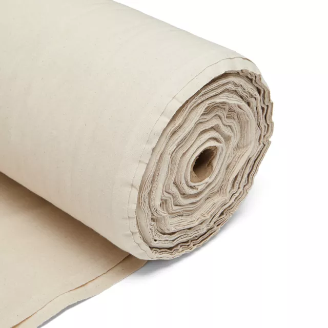 100% NATURAL COTTON CALICO MEDIUM WEIGHT CRAFT FABRIC Sold Per METRE 150cm Wide