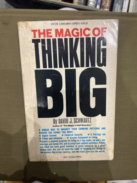 The Magic of Thinking Big by Schwartz, David J. Book The Cheap Fast Free Post