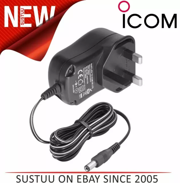 Icom BC-06 M73 UK 12V Charger 1.0 Amp Adapter Switch Mode Charger PSU