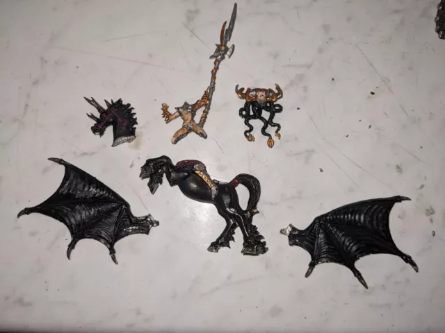 oop metal  Dark Elf Morathi the Hag Sorceress on Dark Pegasus