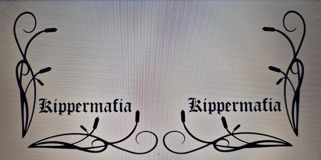 Asphalt Mafia Aufkleber Set - 2x Gothic Schrift Für LKW & Auto