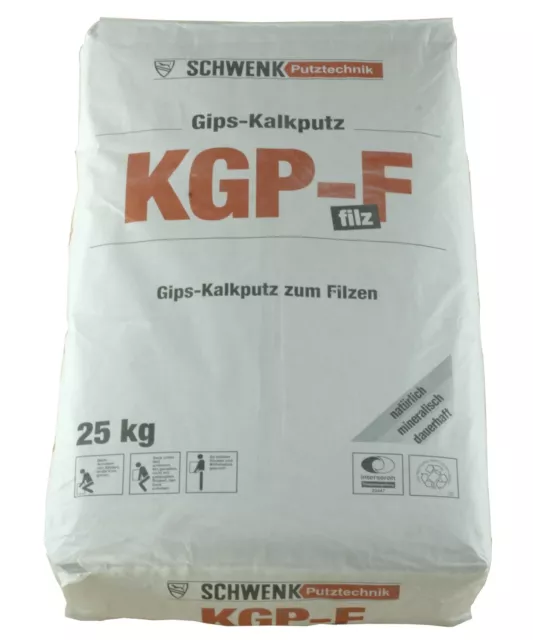 Schwenk KGP-F , Kalk- Gipsputz zum Filzen, Innenputz, Unterputz, 1 kg bis 10 kg