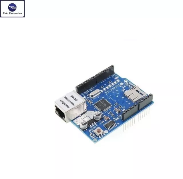Modulo Ethernet Lan W5100 Rete Shield Micro Sd Board Scheda Per Arduino Uno R3