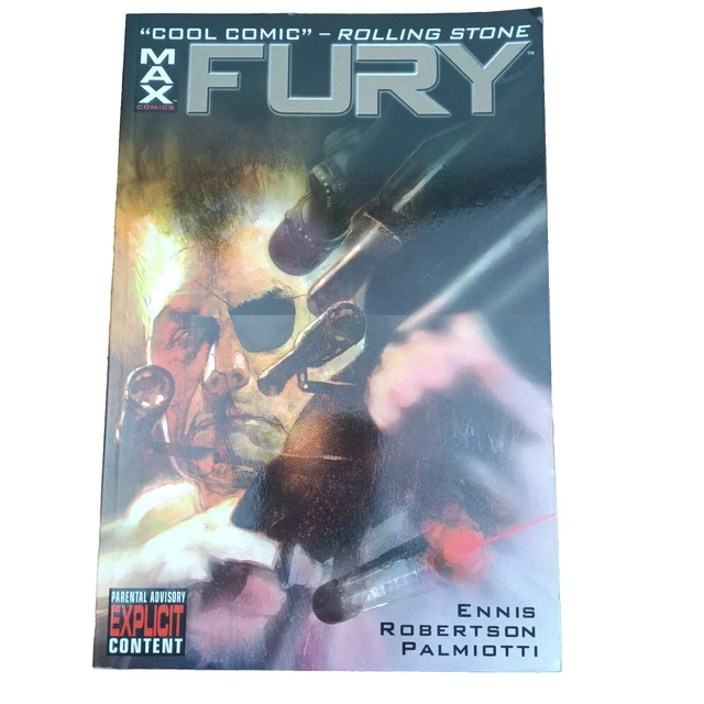 FURY Marvel MAX Garth Ennis Palmiotti TPB 2002 1st Printing Nick Fury