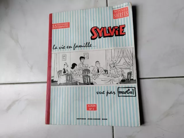 Bande Dessinée Vintage BD Sylvie la vie en famille Album n.3 1965