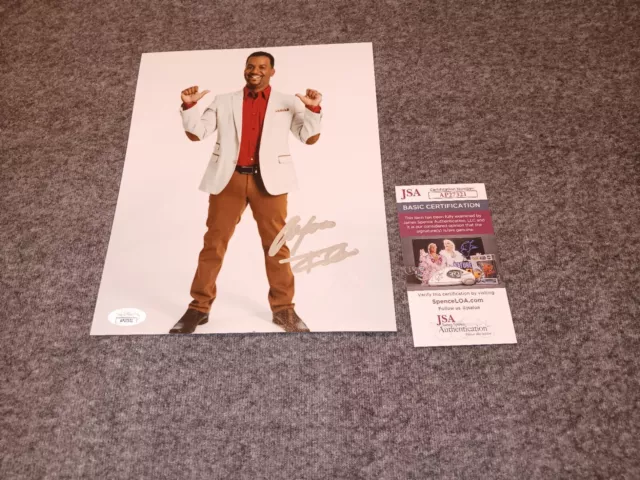 Alfonso Ribeiro Signed 8x10 Jsa Carlton Banks Fresh Prince Of Belair