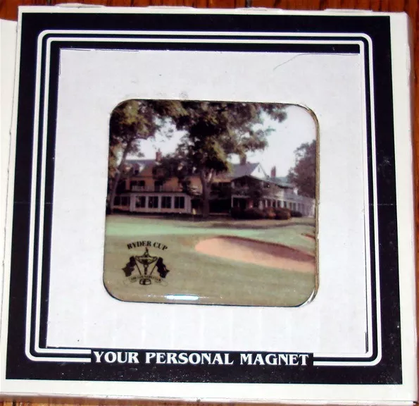 NEW RYDER CUP GOLF TILE THE COUNTRY CLUB Ceramic MAGNET Litho Artwork Photo 2.5"