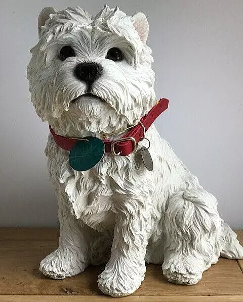 Large 23cm West Highland Terrier figurine ornament by Leonardo Westie lover gift