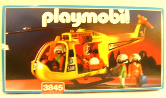 Helicoptero rescate playmobil deals
