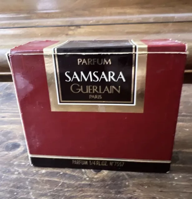 Ancien Flacon  De Parfum Sâmsarâ  GuèrlaÏn  Coffret Et Boîte 7,5 ml