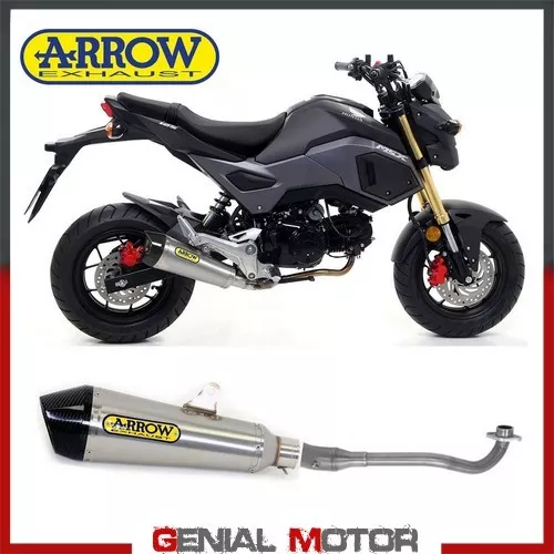 Komplett Auspuff Arrow Xkone Stahl Honda Msx 125 2016 > 2020