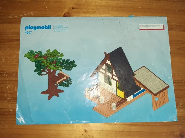 PLAYMOBIL - RÉF 4207 - Maison forestière. Cabane dans l'arbre, animaux