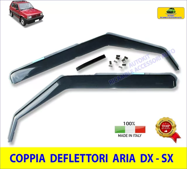 Deflettori Aria Fiat Panda 4x4 1986>2003 Finestrini Porte Anteriori Antiturbo