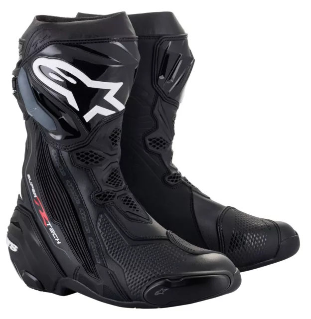 Motorrad Alpinestars Supertech-R Mod. 2021 Stiefel Herren (schwarz) Gr: 43