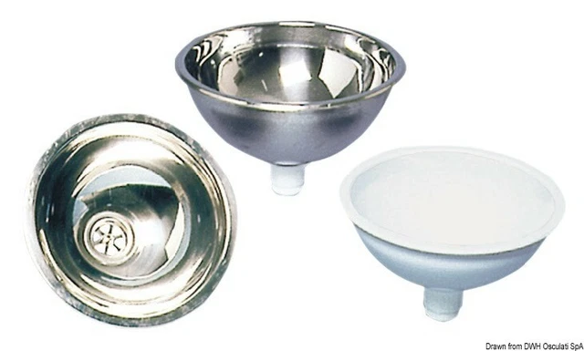 Lavello Semisferico In Vetro OSCULATI 280 Mm | Design Moderno Per Bagno O Cucina - Foto 4