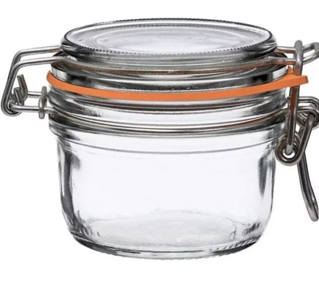 Lot de 18 pots à conserve LE PARFAIT - Terrine 200ml bocal fermeture mécanique