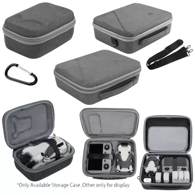 Portable Storage Bag Case For DJI Mini 4 Pro Drone RC Battery Shockproof Travel