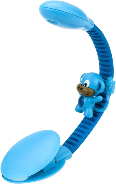 French Bull USB Rechargeable Clip on Book Light – Blue Monkey – LED Reading Ligh