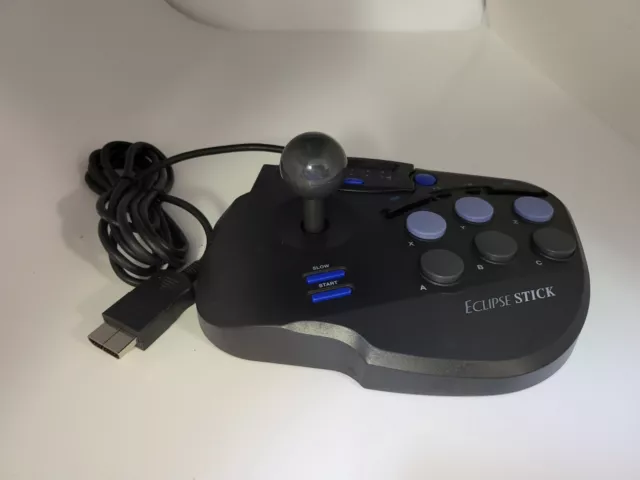 Eclipse Arcade Manette de Jeu Joie Bâton pour Sega Saturne (Works Parfaitement)